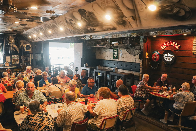 Retro Room function space at Ricks Garage Palmwoods