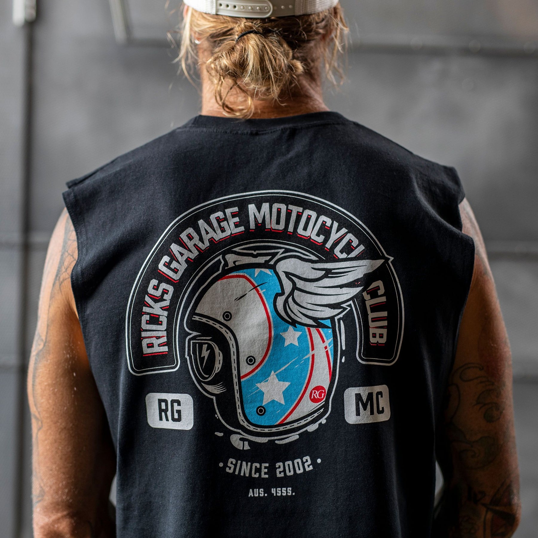 RGMC Muscle Singlet Black - Main Image