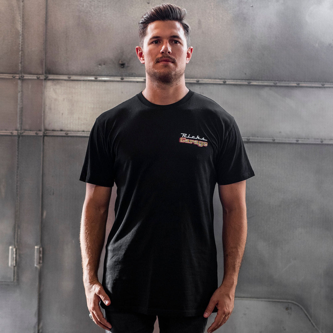 Ricks Original Tee - Ricks Garage Palmwoods